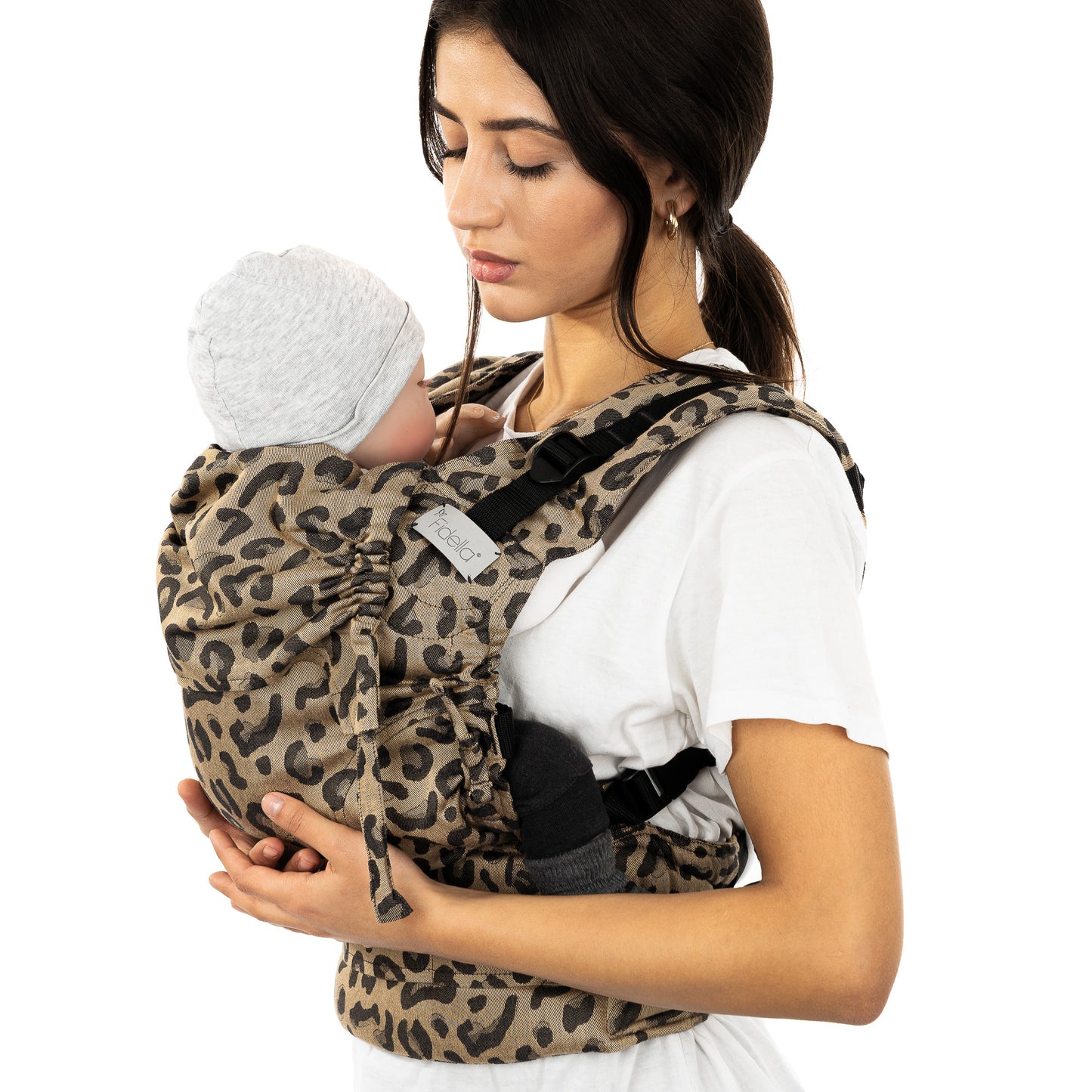 Fusion - Fullbuckle Baby Carrier - Leopard - gold