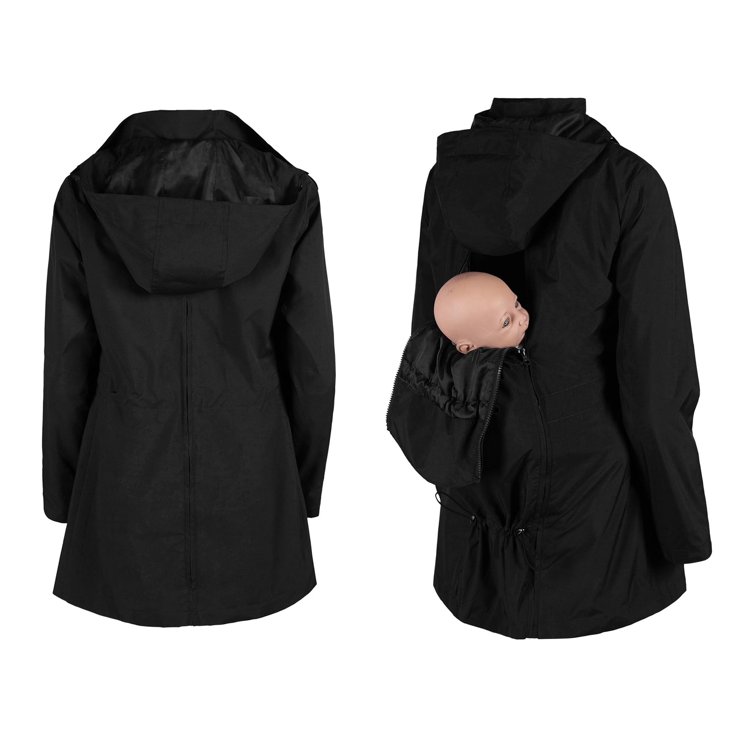 NUMBAT GO - giacca per la gravidanza e portare 2in1 - nero